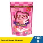 oishi snack pillows stroberi 100g