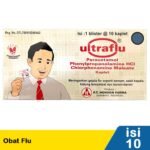 ultra flu obat flu 10's 18g